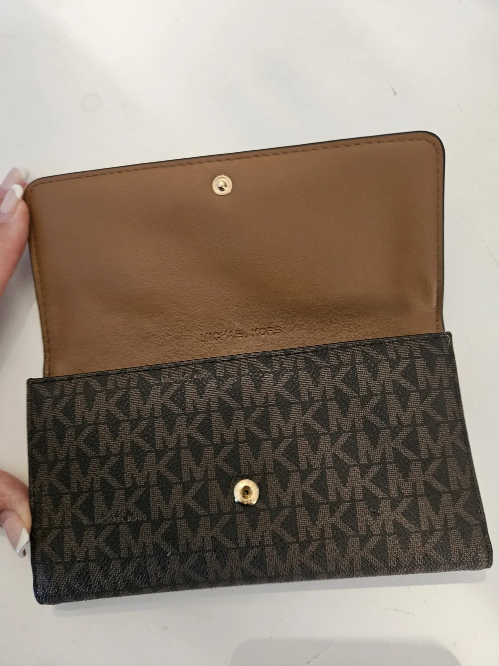 Michael Kors Brown Monogram Wallet